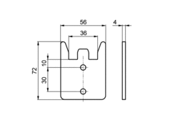 Extension piece LK