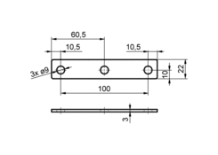 Podložka závěsu pantu 220 pro ALLITE
