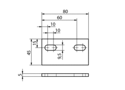 Washer for gas strut support upper, al