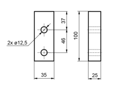 front side reinforcement joint