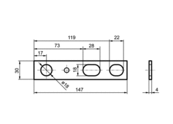 Unterlage Schraube M16 UNI-XL