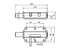 Tailboard ramp securing XL straight