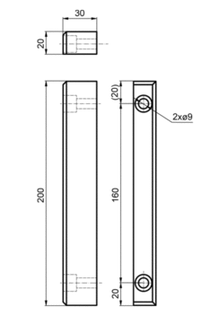 Stopper of hinge door protection