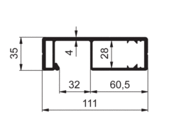 Profil stl. CS MINI 111