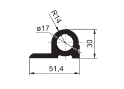 Hinge loading ramp profile