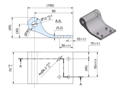 Pant 85mm/70mm, RAPD RAL 9010