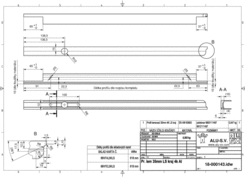 Edging profile 35mm LB 4w anod