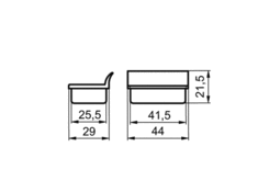 End cap for profile 12528