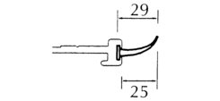 Seal for pillar profile C-T