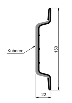 Listwa ochronna z okł., 4600mm