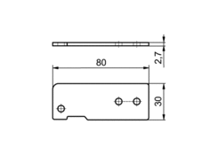 Cap for door hinge