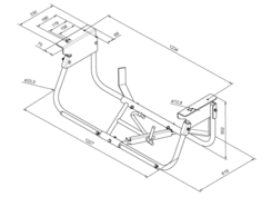 Holder of reserve, 1298x502mm