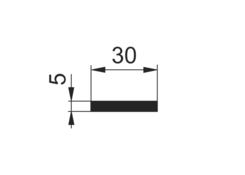 Flat rod 30x5mm