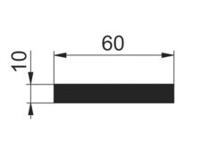 Stange 60x10mm