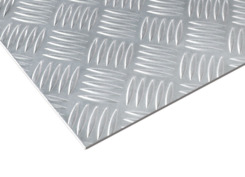 Chequered plate, alum. 4/5.5x1500x3000