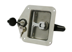 recessed lock with handle left