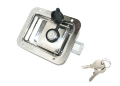 Recessed lock119x92mm, inox