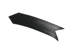 Seal corner cover, 21x68mm, black