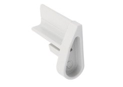 Hinge stop, gray plastic