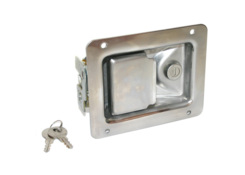 Built-in lock, 140x114 mm, stainless