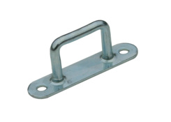 Tarpaulin shackle, fix, 51x20mm