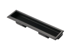 Plastic recessed handle 136x36mm