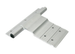 Hinge AL 180° anodized 170x90mm