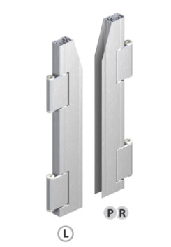 Rear door hinge 400mm R anod.