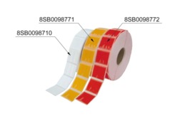 Reflective tape, yellow, for tarpaulin