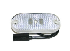 LED Front Light 12/24V, Snap-in