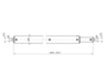 Zwischenwandverschluss 350daN 19/2440mm