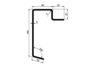 Steel frame profile 140/3/27, L=6,3m