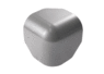 Box corner protector RAL 9007, R43