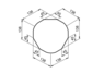 Box corner protector RAL 9010, R43