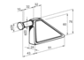 Závěr bočnice kyvadlový C čep o20x32mm