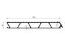 Profil f.Überfahrbrücke mittig 250