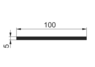 Flat rod 100x5mm